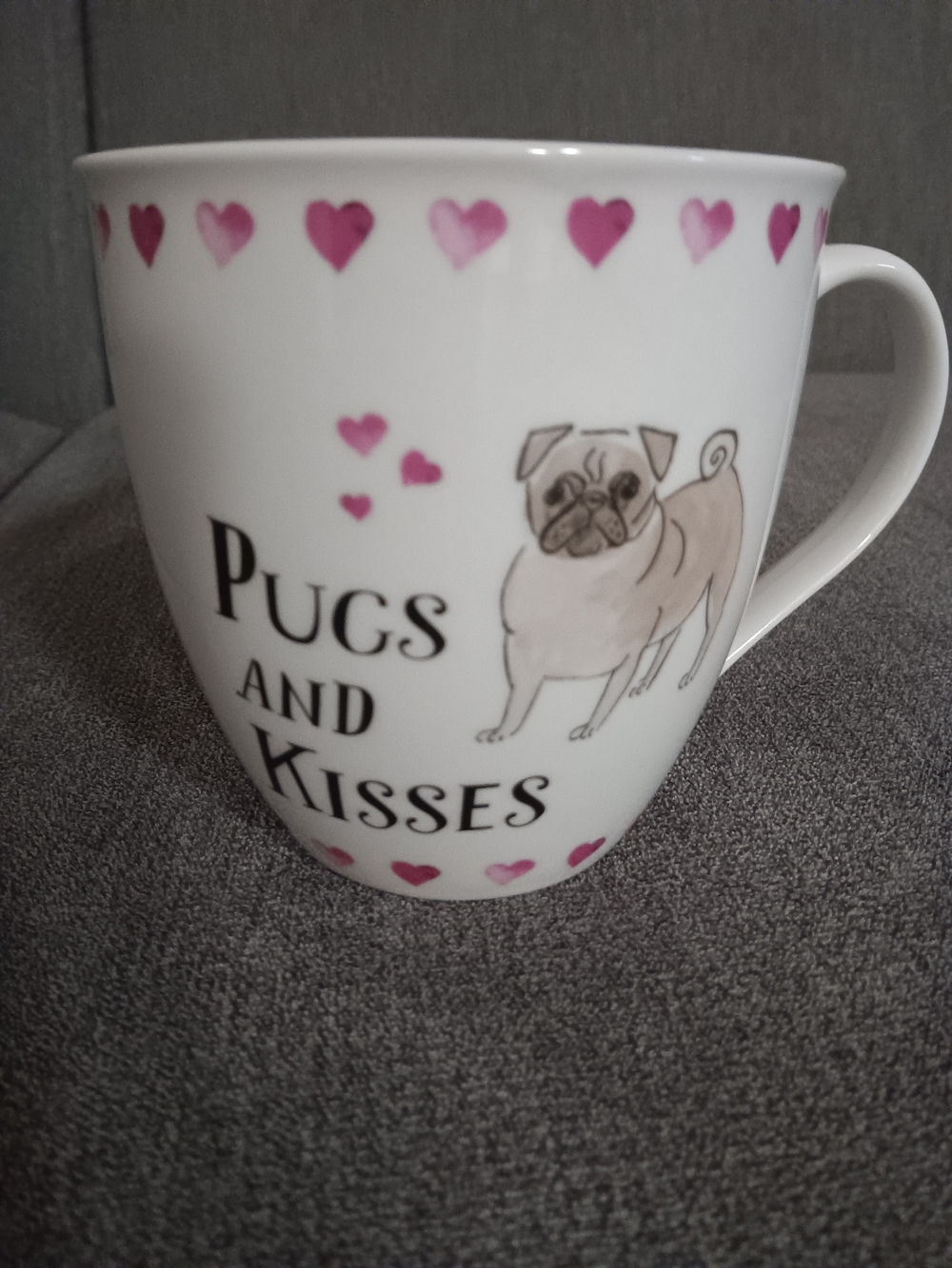 Pugs and Kisses Dog Mug - Decorative Pet Lover